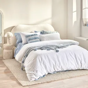 Habitat Cayman Palm Quilt Cover Set White by Habitat, a Quilt Covers for sale on Style Sourcebook