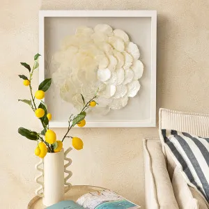Muse Shay Framed 3D Wall Art Natural by Muse, a Wall Hangings & Decor for sale on Style Sourcebook