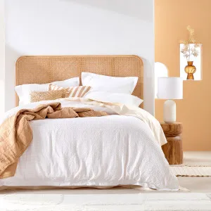 Muse Waffle Quilt Cover Set White by Muse, a Quilt Covers for sale on Style Sourcebook