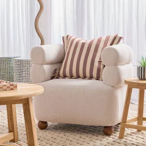 Muse Theodore Occasional Chair Natural by Muse, a Chairs for sale on Style Sourcebook