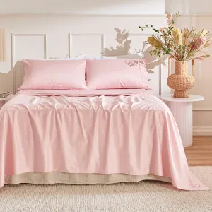 Hilton 500Tc Cotton Sateen Sheet Set Pink by Hilton, a Sheets for sale on Style Sourcebook
