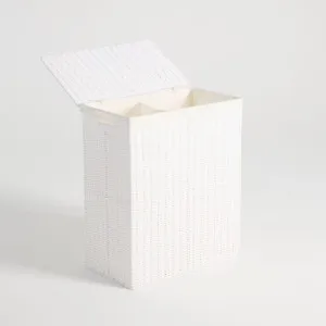 Habitat Harbour Divided Laundry Hamper White by Habitat, a Laundry Bags & Baskets for sale on Style Sourcebook