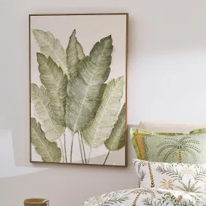 Muse Palm Serenity Canvas Wall Art Green by Muse, a Wall Hangings & Decor for sale on Style Sourcebook