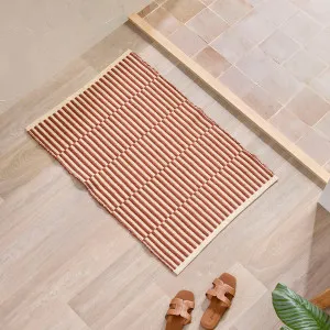 Muse Lanie Indoor Mat Maroon by Muse, a Contemporary Rugs for sale on Style Sourcebook