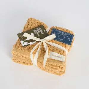 Muse Venlo Australian Cotton Towel Mustard by Muse, a Towels & Washcloths for sale on Style Sourcebook