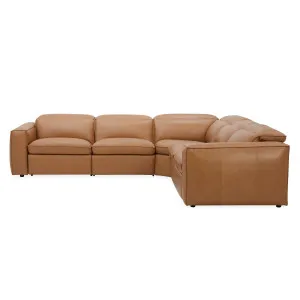 Abode Leather Corner Sofa, Grange Tan, by Lounge Lovers by Lounge Lovers, a Sofas for sale on Style Sourcebook