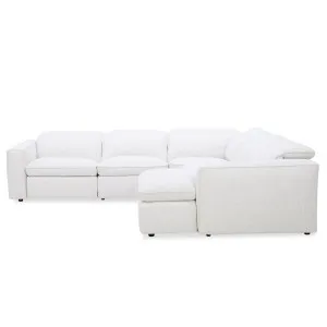 Abode 5pc Recliner Chaise Sofa, Vue Sand, by Lounge Lovers by Lounge Lovers, a Sofas for sale on Style Sourcebook