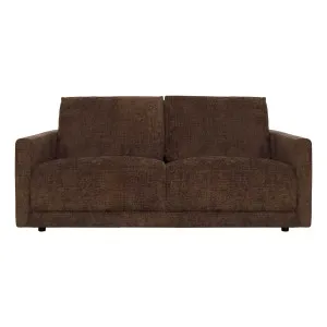 Hendrix 2.5 Seater Sofa in Lila Chocolate by OZ Design, a Sofas for sale on Style Sourcebook