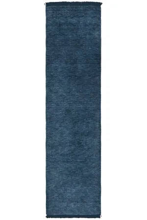 Conscious Loom Kinship Navy Runner by Conscious Loom, a Contemporary Rugs for sale on Style Sourcebook