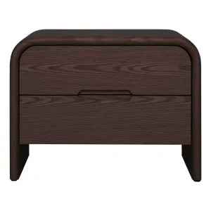 Paris Bedside Table in Dark Walnut by OZ Design, a Bedside Tables for sale on Style Sourcebook