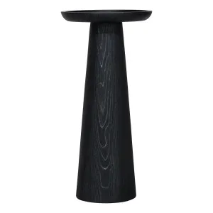River Side Table High 30x61cm in Black Oak by OZ Design, a Side Table for sale on Style Sourcebook