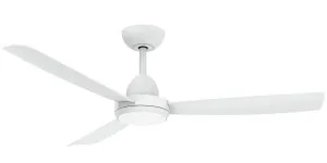 Martec Zorro 48" DC Ceiling Fan with Multi-CCT LED and Remote Matte White by Martec, a Ceiling Fans for sale on Style Sourcebook