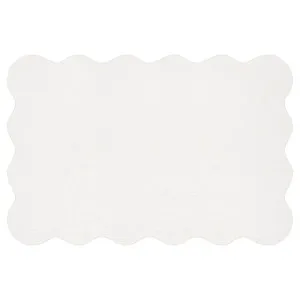 Pixie 200x300cm Large Wavy Soft Rug in Cream White by Luxo Home Decor, a Contemporary Rugs for sale on Style Sourcebook