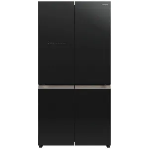 Hitachi 569L French Door Refrigerator Black Glass Finish RWB640VT0-1GBK by Hitachi, a Refrigerators, Freezers for sale on Style Sourcebook