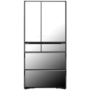 Hitachi 735L Multi Drawer French Door Refrigerator Crystal Mirror Glass RZX740RAX by Hitachi, a Refrigerators, Freezers for sale on Style Sourcebook
