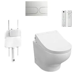 Toto Hayon Wall Faced Smart Toilet Suite with S5 Package HAYON-WF-S5 by TOTO, a Toilets & Bidets for sale on Style Sourcebook