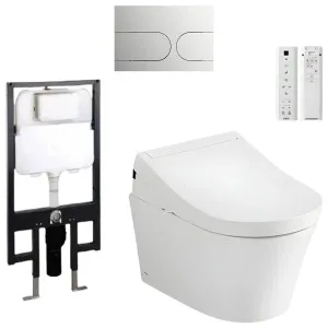 Toto RG Lite Wall Hung Smart Toilet Suite with S5 Package RGLITE-WH-S5 by TOTO, a Toilets & Bidets for sale on Style Sourcebook