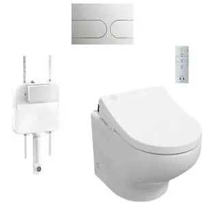 Toto Hayon Wall Faced Smart Toilet Suite with S7 Package HAYON-WF-S7 by TOTO, a Toilets & Bidets for sale on Style Sourcebook