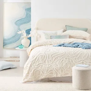 Habitat Azuline Tufted Quilt Cover Set Off White by Habitat, a Quilt Covers for sale on Style Sourcebook