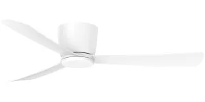 Brilliant Costa 52" DC Hugger Ceiling Fan with Remote White by Brilliant, a Ceiling Fans for sale on Style Sourcebook