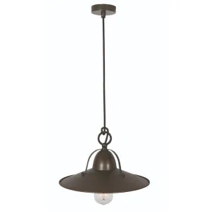 MDA Lighting Benson Vintage Pendant Weathered Iron by MDA Lighting, a Lighting for sale on Style Sourcebook
