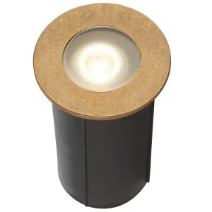 Telbix Halon Modern LED Recessed Outdoor Deck Light Natural Brass by Telbix, a Outdoor Lighting for sale on Style Sourcebook