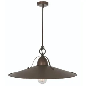 MDA Lighting Benson Large Vintage Pendant Weathered Iron by MDA Lighting, a Lighting for sale on Style Sourcebook