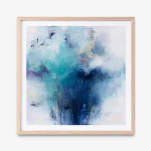 Blue Fusion 2 (Square) Art Print by The Print Emporium, a Prints for sale on Style Sourcebook