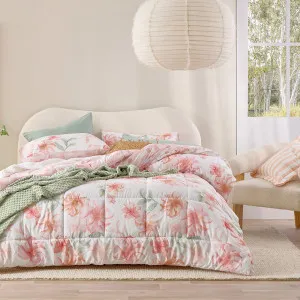 Pillow Talk Mia Reversible Comforter Set Light Pink by Pillow Talk, a Quilts & Bedspreads for sale on Style Sourcebook