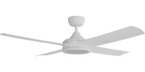 Calibo Breeze Silent Pro 52" AC Ceiling Fan with 3CCT LED and Wall Control - White by Calibo, a Ceiling Fans for sale on Style Sourcebook