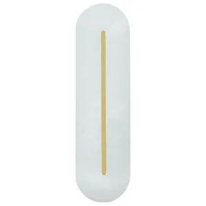 Zambelis Zeus Alabaster Capsule LED Wall Light - Brass by Zambelis Lights, a Wall Lighting for sale on Style Sourcebook