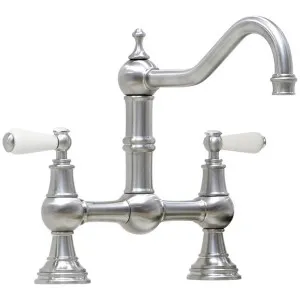 Shaws by Perrin & Rowe Hambleton Kitchen Mixer Pewter AUSH4751PFWPC-3 by Shaws by Perrin & Rowe, a Kitchen Taps & Mixers for sale on Style Sourcebook