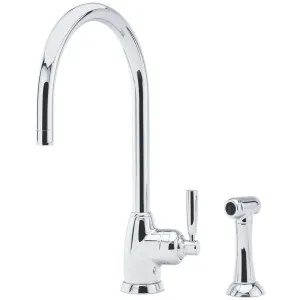 Shaws by Perrin & Rowe Roeburn Kitchen Mixer with Rinse Chrome AUSH4846CP-3 by Shaws by Perrin & Rowe, a Kitchen Taps & Mixers for sale on Style Sourcebook