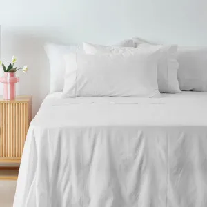 Pillow Talk 225Tc Cotton Sheet Set White by Pillow Talk, a Sheets for sale on Style Sourcebook