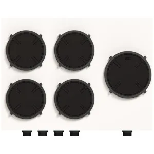 Pitt Ebeko Series- 5 Burner Induction Cooktop Black EBEKO5BTF-I by Pitt, a Cooktops for sale on Style Sourcebook