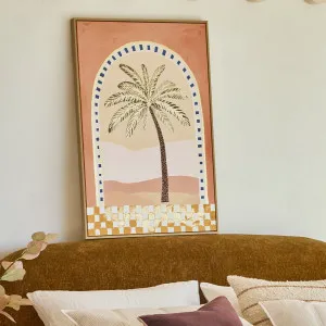 Habitat Check Palm Textured Wall Art Multi Colour by Habitat, a Wall Hangings & Decor for sale on Style Sourcebook