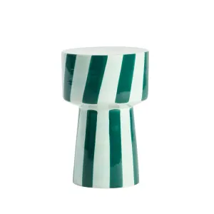 Habitat Flinn Stripe Side Table Sage by Habitat, a Side Table for sale on Style Sourcebook
