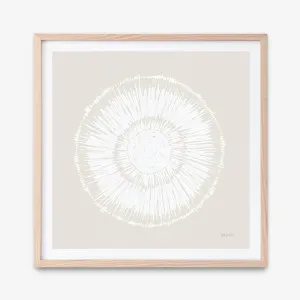 Coastal Block Print I Neutral (Square) Art Print by The Print Emporium, a Prints for sale on Style Sourcebook
