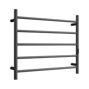 HETTA Multi-Function Round Heated Towel Rail 5 Bar Gunmetal by Highgrove Bathrooms, a Towel Rails for sale on Style Sourcebook