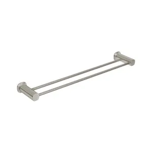 SYMMETRY Double Towel Rail 600mm Brushed Nickel by Highgrove Bathrooms, a Towel Rails for sale on Style Sourcebook