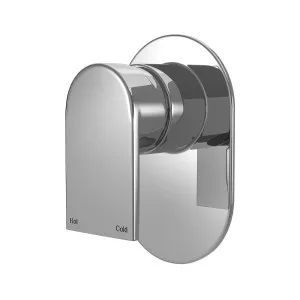 OLLIE In Wall Mixer Set Chrome by Highgrove Bathrooms, a Bathroom Taps & Mixers for sale on Style Sourcebook