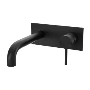 SPIN In Wall Mixer & 200mm Spout Kit Matte Black by Highgrove Bathrooms, a Bathroom Taps & Mixers for sale on Style Sourcebook