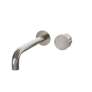 SPIN In Wall Progressive Mixer & 220mm Spout Set Brushed Nickel by Highgrove Bathrooms, a Bathroom Taps & Mixers for sale on Style Sourcebook