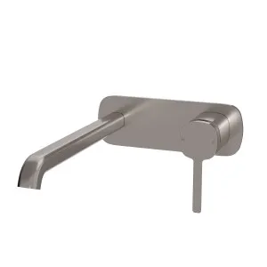 SYMMETRY In Wall Mixer & 220mm Spout Kit Brushed Nickel by Highgrove Bathrooms, a Bathroom Taps & Mixers for sale on Style Sourcebook