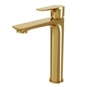 EDEN Tall Basin Mixer Brushed Brass by Highgrove Bathrooms, a Bathroom Taps & Mixers for sale on Style Sourcebook