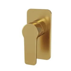 EDEN In Wall Mixer Set Brushed Brass by Highgrove Bathrooms, a Bathroom Taps & Mixers for sale on Style Sourcebook