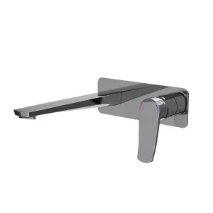 FLOW In Wall Mixer & Spout Kit Chrome 220mm by Highgrove Bathrooms, a Bathroom Taps & Mixers for sale on Style Sourcebook