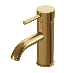 SPIN Basin Mixer Brushed Brass by Highgrove Bathrooms, a Bathroom Taps & Mixers for sale on Style Sourcebook