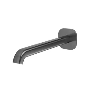 SYMMETRY Wall Spout 220mm Gunmetal by Highgrove Bathrooms, a Bathroom Taps & Mixers for sale on Style Sourcebook