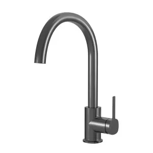 SYMMETRY Gooseneck Sink Mixer Gunmetal by Highgrove Bathrooms, a Bathroom Taps & Mixers for sale on Style Sourcebook